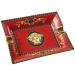 Ashtrays Ceramic Cigar Luxury Creative Cigar Household Living Room Rectangular Cigar Suitable for Office Living Room-Red