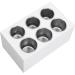 Essential Oil Heater & Lotion Bottle Warmer Fast Warming Adjustable 6 Compartments for 30-50 ml EU Connector - Buy Online on GoSupps.com