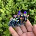 Natural Crystal Natural Quartz Rainbow Titanium Cluster Crystals Stone for Specimen Decor Gift ERBDRGAZ (Size : 15g) - Buy Online on GoSupps.com