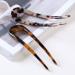 2 Pack French Style Tortoise Shell U Shaped Hair Pin Fork Sticks for Women - Buy Online on GoSupps.com