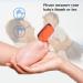 Fingertip Pulse Oximeter with Plethysmograph and Perfusion Index, Large OLED Display Blood Oxygen Saturation & Heart Rate Monitor - Carrying Case Included (Red-Orange) - Buy Online on GoSupps.com