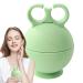 Mihauuke Facial Ice Mold Facial Ice Mold | Round Ice Holder Face Roller Facial Ice Mold Silicone Brush Cold and Cool Reusable for Men Summer Facial Massage Women Green
