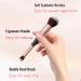 Fancylovesotio Dual-ended Foundation Brush Double Ended Kabuki Brush Concealer Brush Ideal for Liquid Powder Cream Blending Buffing Concealer RoseGold - Buy Online on GoSupps.com