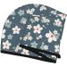 Hair Towel Wrap - Quick-Dry Button Turban for Easy Hair Drying (Blue Flower) - International Shipping Available - Buy Online on GoSupps.com