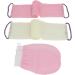 African Net Sponge African Bath Sponge Long Net Bath Sponge Nylon Body Exfoliating Net Back Scrubber with Bathing Gloves for Shower Skin Smoother (Roseate Beige) - Buy Online on GoSupps.com