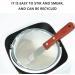 Premium Stainless Steel Wax Spatula with Wooden Handle | Multi-Purpose Applicator for Face Masks Hair Removal & Mixing Pigments - Buy Online on GoSupps.com