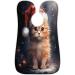 Christmas Cat Beard Bib Apron - Best Beard Hair Catcher for Men | Perfect Gift for Dad & Husband - Suction Cups Included - Buy Online on GoSupps.com