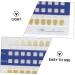 Buy Gatuida Tooth Color Card - 20-Piece Bleached Shade Guide for Accurate Color Matching | PVC Metric Hooded Delivery | Ideal for Dental Professionals & Patients - Buy Online on GoSupps.com