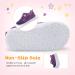 JOINFREE Baby Sneakers Toddler Shoes | Soft Anti-Slip Sole | Breathable Athletic Running Shoes | 6-12 Months | Purple - Buy Online on GoSupps.com