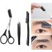 KARLOR Eyebrows Stencils Brow Trimmer Tool set 8 eyebrow templates 3 eyebrow trimmer set eyebrow scissors with Comb shavering eyebrows tweezers brows trim tool set for beginners - Buy Online on GoSupps.com