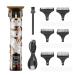 Razors Hairdresser LCD Electric Scissors USB Charging Electric Scissors Retro Oil Head Carving Hairdresser Manufacturer Wholesale Care(Dragon D)