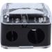 Pyatofyy Precision Cosmetic Pencil Sharpener - 2 Holes Black | Eyebrow & Eyeliner Sharpener - Buy Online on GoSupps.com
