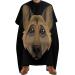 German Shepherd Dog Face Professional Hair Cutting Cape Apron Salon Haircut Barber Hairdressing with Snap Closure