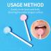 Y-Kelin Kids Tongue Cleaner Set - Lollipop Shape Silicone Tongue Brush for Kids - Reduce Bad Breath - 2 Pack - Buy Online on GoSupps.com