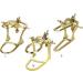 5 PCS Brass Coated Dental Articulator - Adjustable Small Lab Instruments for Dentures | International Shipping - Buy Online on GoSupps.com