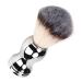 Premium Handmade Razor Brush for Men | Soft Bristles & Silver Handle - Ideal for Home Salons & Travel - Buy Online on GoSupps.com
