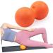 Buy HomsfoU Peanut Massage Ball - Double Lacrosse & Fitness Roller for Muscle Relief & Relaxation - Buy Online on GoSupps.com