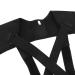 Shoulder Stability Brace - Black Double Shoulder Support | Injury Prevention & Sweat Wicking for Running (L - Buy Online on GoSupps.com