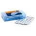 RELIANCE MEDICAL 410 Dependaplast Reliburn Blue Hydrogel Burn Plasters - Box of 25, Sterile & Encourages Faster Healing - Buy Online on GoSupps.com
