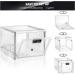 Yalikop Lockable Medicine Storage Box - Safe Medication and Home Safety Organizer (White) - Buy Online on GoSupps.com