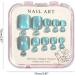 TQUXNGA Crystal t Eye Shining Diamond Foot Nail Patches Handmade Wearing Armor Short Press on Nails for Toes Decoration Style 4 - Buy Online on GoSupps.com