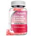 Prenatal Choline Inositol Gummies Chewable Choline Supplement with DHA Prenatal Vitamin for Women & Kids Support Nervous System Immune & Brain Health Vegan Strawberry Flavor Sugar Free 60 Ct