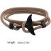 Shop OralGos Multilayer Milan Viking Bracelet & Whale Tail Bracelet for Men | Beach Jewelry in Blue - International Shipping Available - Buy Online on GoSupps.com
