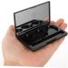 POPETPOP Palette de Maquillage Vide Rectangulaire Noire Matte 3 Godets Aluminium avec Miroir pour Fard Paupi res Blush et Correcteur Usage Mobile - Buy Online on GoSupps.com