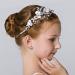 Locisne Silver Flower Girl Headband - Princess Wedding Hair Accessories - Buy Online on GoSupps.com