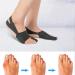 Jinlingnb Toe Spreader & Bunion Corrector - Hallux Valgus Support Foot Pain Relief Day & Night Orthosis - Black M - Buy Online on GoSupps.com