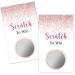 Hafhue 50 Pack Rose Gold Blank Gift Certificate Scratch Off Cards for Small Business Spa Beauty Makeup Hair Salon Bridal Shower Baby Shower Country Wedding(Rose Gold) Silver