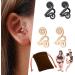 JIAWEIIY Acupressure Slimming Earrings Acupressure Earrings Kyana Lympha-Circurl Magnetic Ear Ornament Zunis Acupressure Magnetic Earrings for Weight Loss (C)