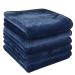 VIVOTE Microfiber Makeup Remover Cloths - Reusable Soft Face Towels (6 Pack 12"x12" Dark Navy Blue) for Effortless Facial and Skin Care - Buy Online on GoSupps.com