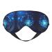 Daisy Flowers Print Unisex Sleeping Eye Mask Soft Comfortable Light-Blocking Eye Mask Black