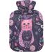 Naanle Purple Cats Hot Water Bottle - 1L Transparent for Warm & Cold Therapy Pain Relief for Head Hands & Feet - Buy Online on GoSupps.com