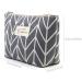 3 Piece Canvas Makeup Bag Set - Portable Cosmetic Bags for Women & Girls | Travel Organization with Interior Compartments - Buy Online on GoSupps.com