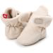 EDOTON Unisex Newborn Winter Boots - Warm Stripe Non-Slip Booties for 0-6 Months (Khaki) - Buy Online on GoSupps.com