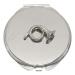 Round Horn Compact Mirror Handbag Gift With Free Engraving 304