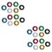 Healeved 24 STK Massage device Massage rings for the fingers finger rings toy toys still toys kidcraft game set toys stress relief acupressure ring spring tool