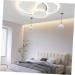 Hemobllo Chandelier Lamp Shade Home Decor Astetic Room Decor Decorative Ceiling Light Dining Table Household White 15X22CM - Buy Online on GoSupps.com