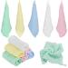 12 Pcs Baby Muslin Washcloths(30 x 30cm) Natural Cotton 6 Layer Baby Muslin Square Wipes Muslin Cotton Towel for Newborn Baby Gift