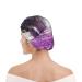 Landscape Flowers Printed Waterproof Shower Cap - Fits All Head Sizes, Ideal for Women with All Hair Textures - Buy Online on GoSupps.com