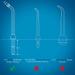 Waterpik Water Flosser Replacement Tips - Pack of 6 Orthodontic Tips - Buy Online on GoSupps.com