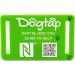 DogTap Light Big - Waterproof Silicone Dog Tag with NFC & QR Code for Medium to Large Dogs | 67x40mm Green - International Shipping Available - Buy Online on GoSupps.com