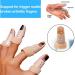 5-Piece Plastic Finger Splint Set | Finger Brace & Stabilizer for Broken Fingers Arthritis & Knuckle Support - Buy Online on GoSupps.com