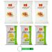 Lot de 6 paquets de test San Carlo Patatine citron vert et poivre rose 3 x 150 g Rustica 3 x 300 g sachet de chips de pommes de terre porte-cl s Beni Culinari