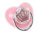 Shop Bling Baby Pacifier - Rhinestone Crown Ultra Soft Silicone BPA Free - Safe Toddler Pacifier Size M (Pink) | Fast International Shipping - Buy Online on GoSupps.com