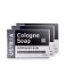 Ustraa Ammunition Cologne Soap With Charcoal And Bay Leaf 125g (Pack Of 3)