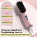 Portable Mini Wireless Hair Straightening Brush - Cordless Straightener Comb with 11 Temperature Settings Fast Heating & Anti-Scald - Lightweight & Travel-Friendly for All Hair Types - Pink - Buy Online on GoSupps.com