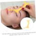 brow guide stencil makeup tools and accessories eyebrow makeup tools makeup stencil brow guide template eyebrow templates for women eyebrow stencil Silica gel Auxiliary heating 17.3x5.9cm Yellow - Buy Online on GoSupps.com
